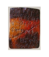 Tablilla con escritura Lineal A Creta
